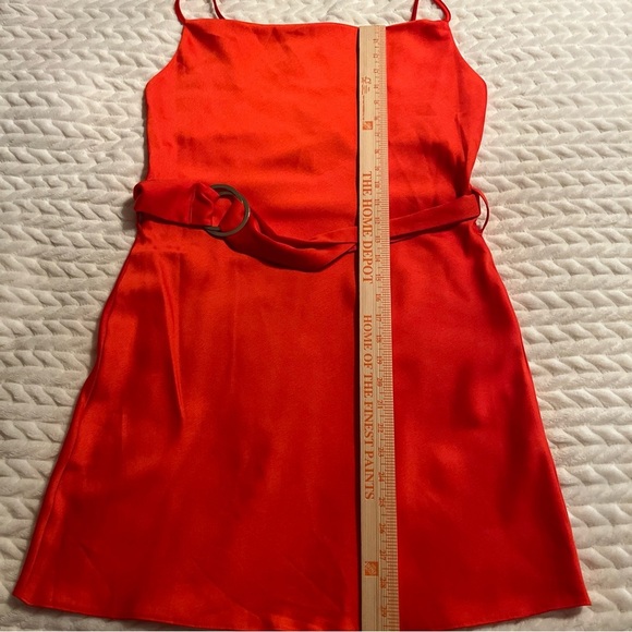 River Island slip dress Red/orange size 10 - Picture 10 of 12
